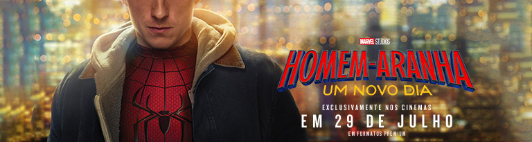 Imagem promocional de Homem-Aranha: Um Novo Dia com o herói em Nova York